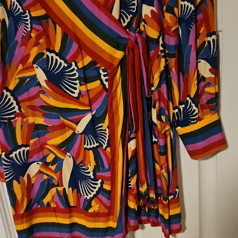 FARM Rio Multicolor Striped Mini Dress - Picture 3 of 3